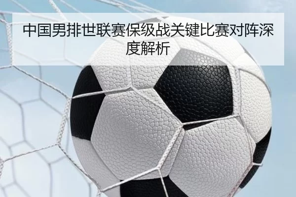 中国男排世联赛保级战关键比赛对阵深度解析
